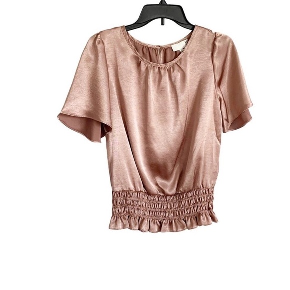 Anthropologie Kipp Shimmer Blouse XS Pink NWT - Picture 4 of 8